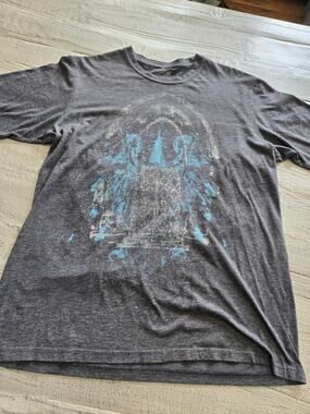 Apt. 9 Distressed Arch Portal Graphic T-Shirt Men's Large Heather Gray Soft